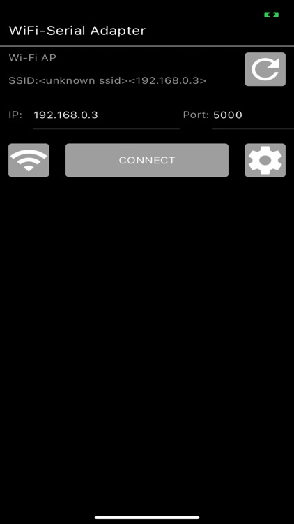 WiFI TCP/IP to Serial Terminal