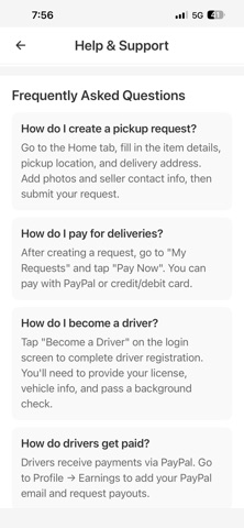 MarketRunner Delivery screenshot