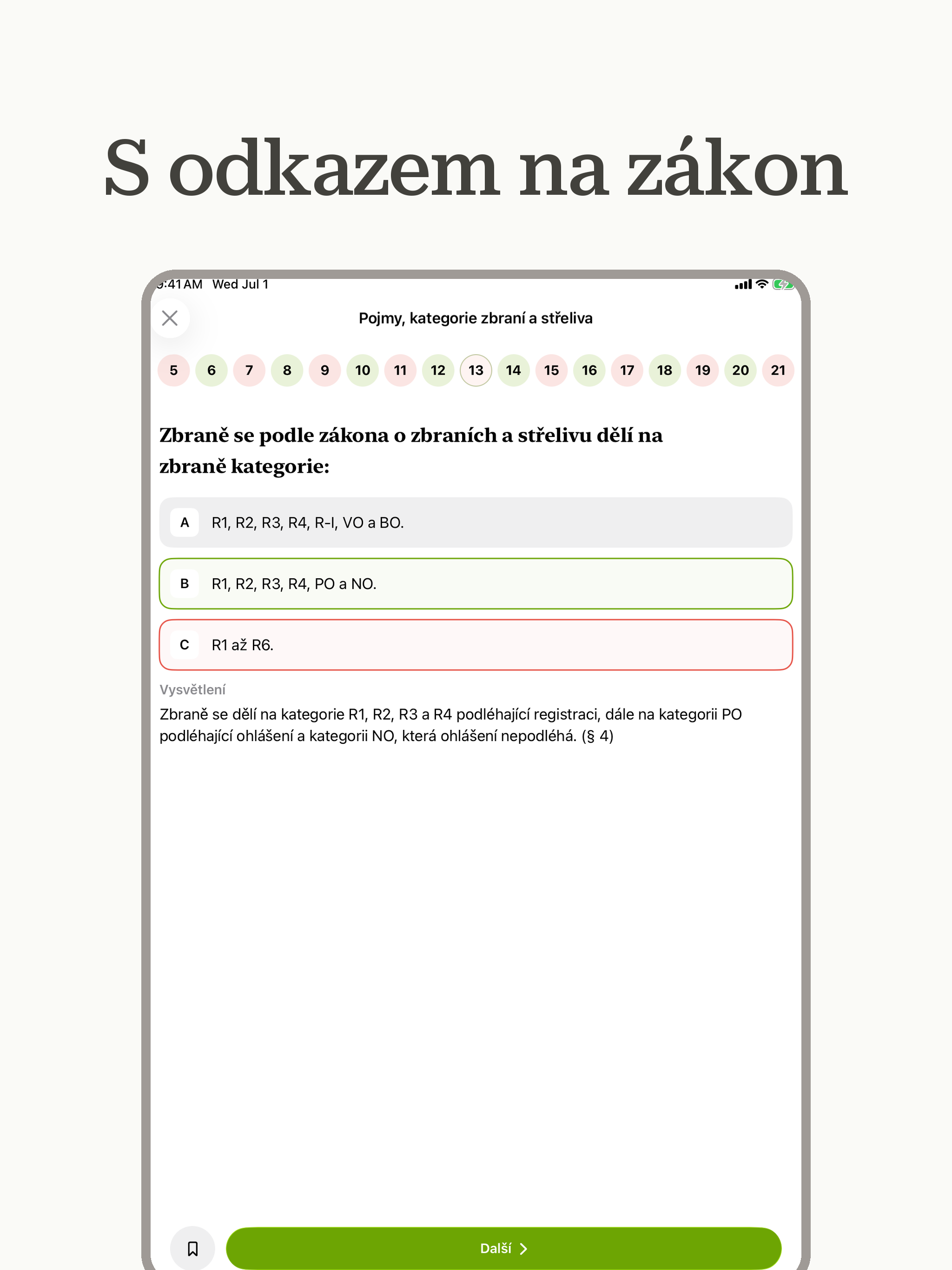 Zbrojní průkaz - Testy screenshot 15