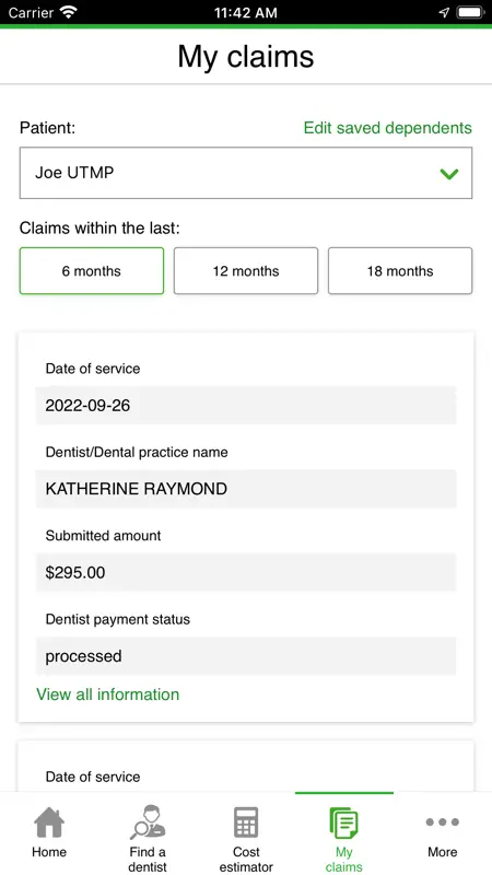 Delta Dental Mobile App screenshot 7 of 10