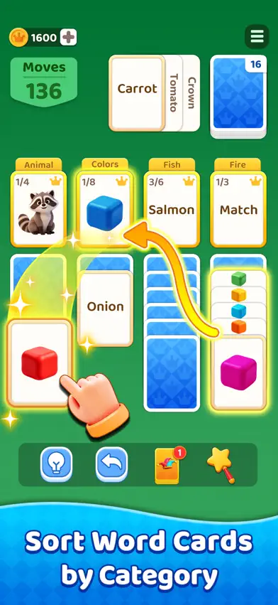 Word Solitaire Puzzle Game screenshot 2