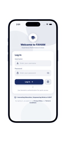 Faham iPhone screenshot