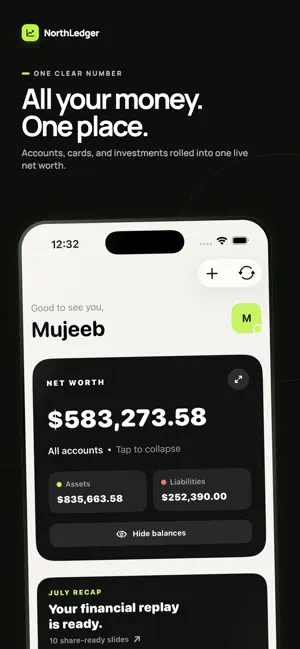 NorthLedger: Budget & Wealth screenshot 1