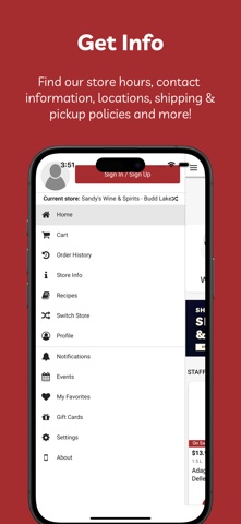 Sandy's Wine & Spirits NJ Screenshot 2 of 4