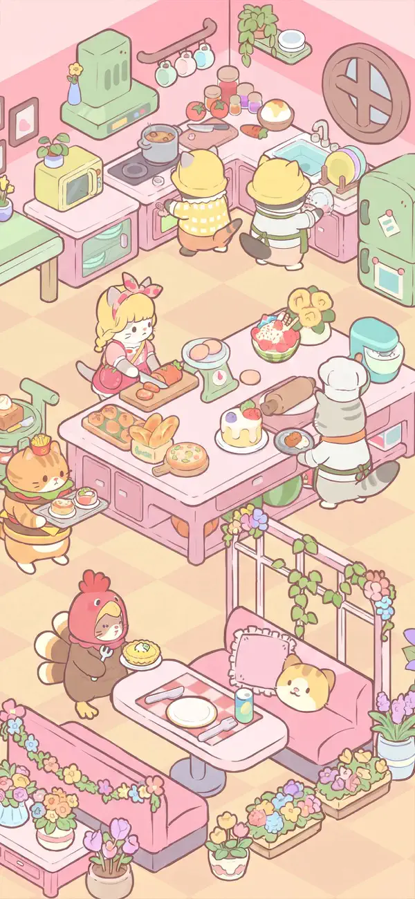 Screenshot #1 pour Cats Mansion - Cute Merge Game
