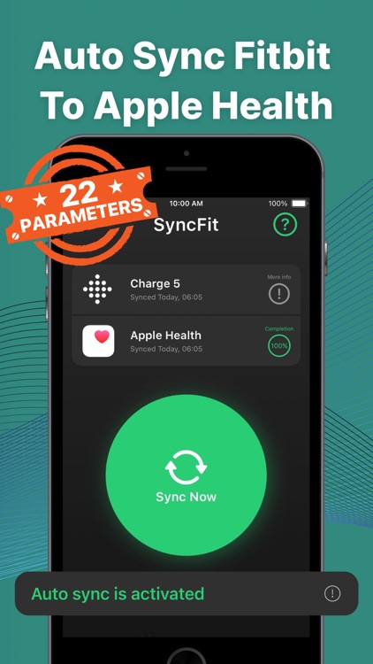 Auto Sync Fitbit to Health App