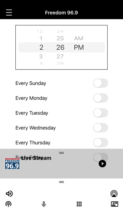 Freedom 96.9 Screenshot