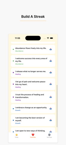 MindWords - Daily Affirmations Screenshot 5 of 5