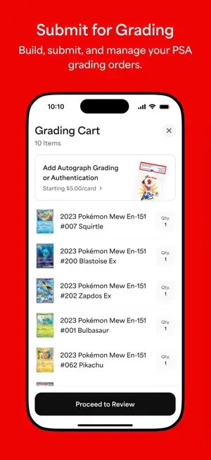 PSA: Card Tracking & Grading screenshot 2