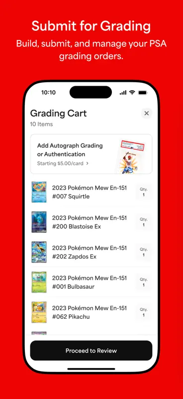 PSA: Card Tracking & Grading screenshot 2 of 7