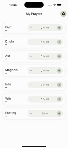 5te5 Qadha Tracker Screenshot 1 of 3