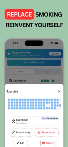 Quit Smoking Tracker: QuitFlow screenshot