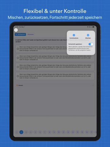 SBF See Fragen Theorie Knoten iPad screenshot