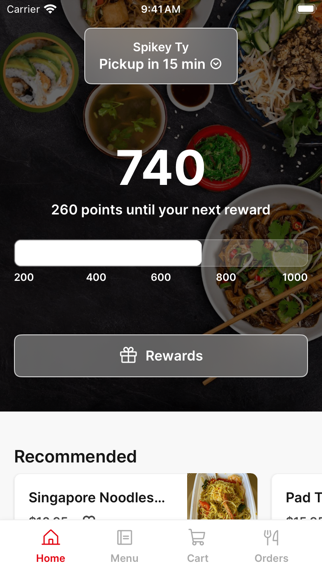 Spikey Ty iPhone screenshot 1 - Food & Drink app