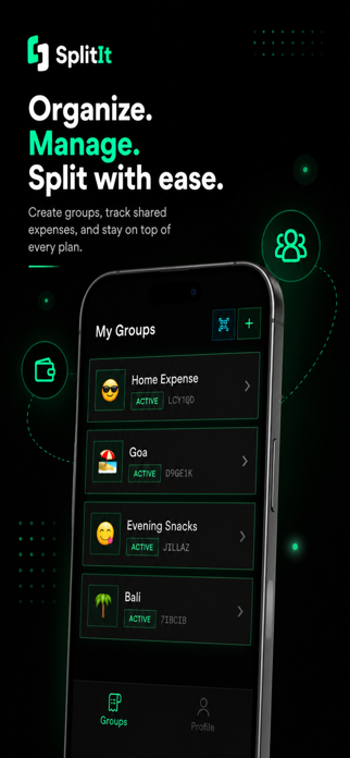 SplitIt: Split, Track & Settle Screenshot 2 of 8
