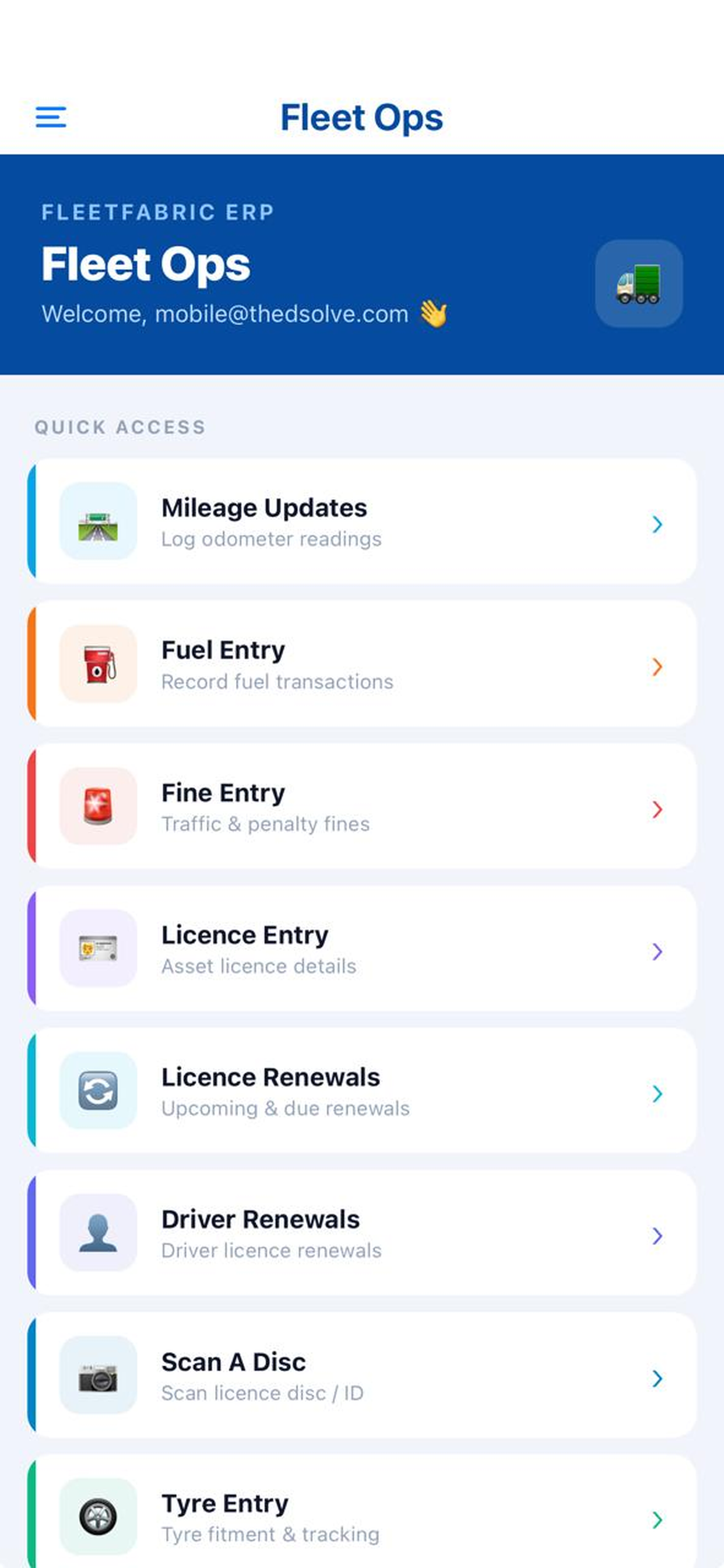 FleetFabricERP screenshot 8