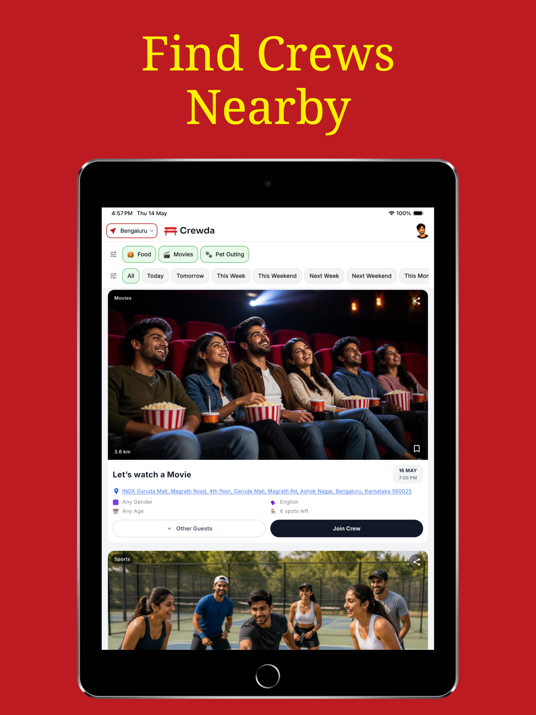 Crewda: Local Hangouts screenshot 6