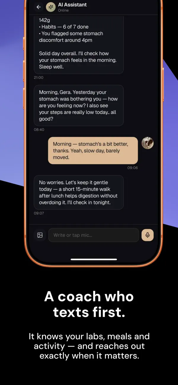 Screenshot #3 pour AIBODY — Health & Longevity