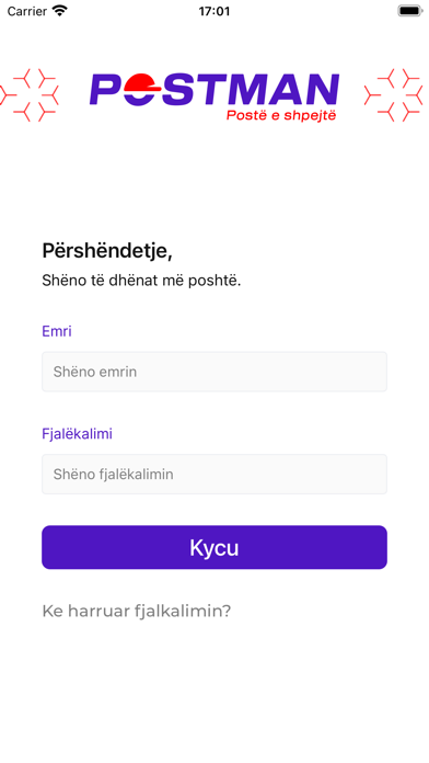 Postman Driver Screenshot