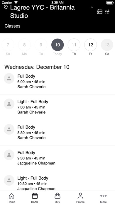 App screenshot