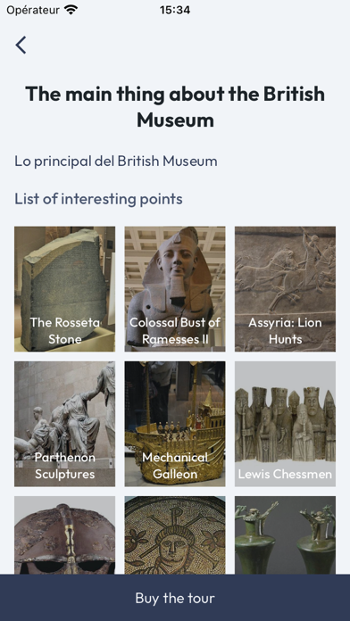 British Museum Guided Tours Screenshot