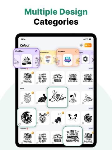 Cutout-Design Space for Cricut iPad screenshot