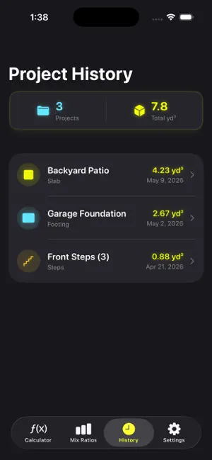 Concrete: Mix Calculator screenshot 4
