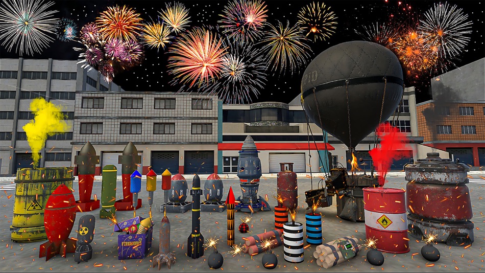 #1. Firework Games Fire Cracker 3D (iOS) Podle: Muhammad Umer Muhammad Nasir