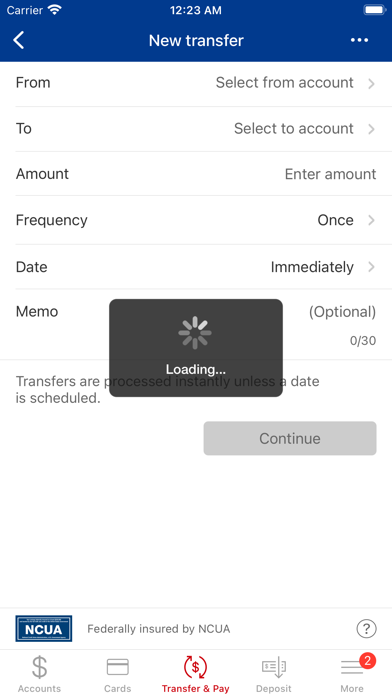 Aspire Credit Union iPhone screenshot 5 - Finance app