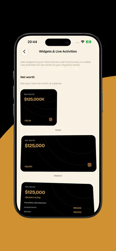 Iron Wealth: Net Worth Tracker screenshot 9 of 10