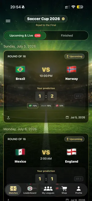 SportKing: Soccer Predictions screenshot 1