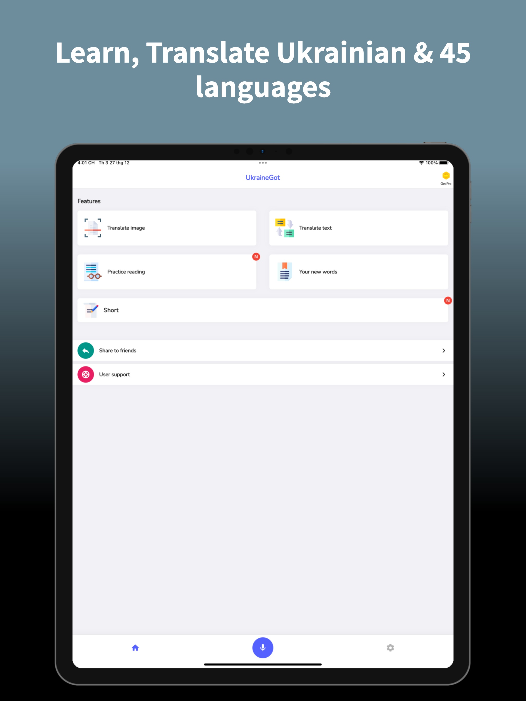 Ukrainian Translator & Learn +
