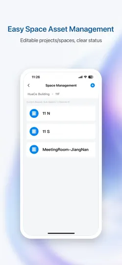Captura de pantalla de Tuya Spatial en iPhone 4