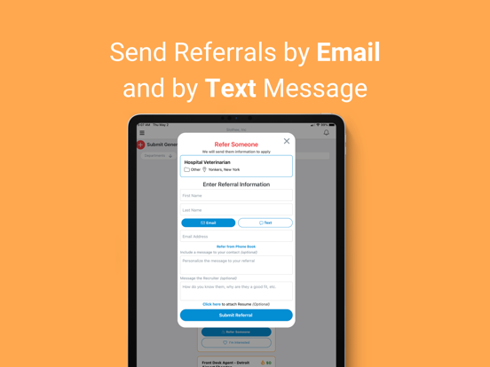 ERIN | Employee Referrals iPad screenshot 6 - Business app
