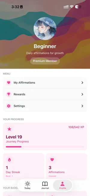 LevelUp Affirmations screenshot 3