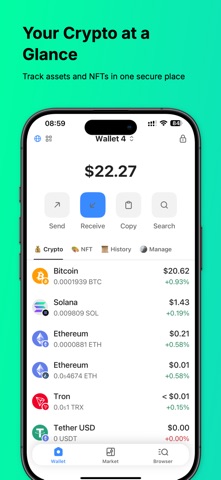 Ybit: Crypto & DeFi Wallet Screenshot 2 of 7
