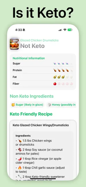 Ketofy It - Snap to Keto screenshot 2