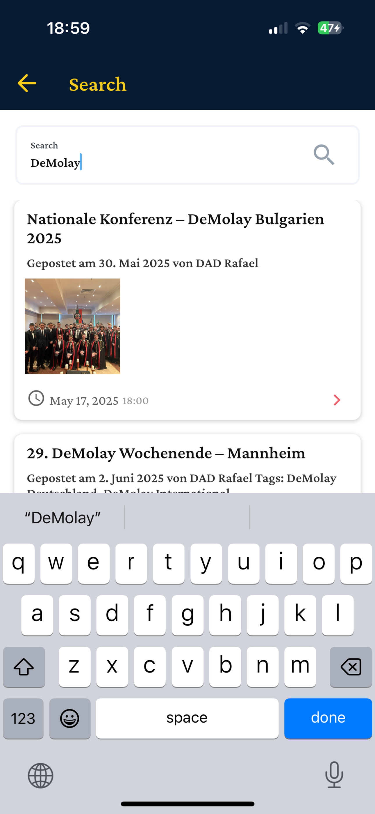 DeMolay Deutschland screenshot 5