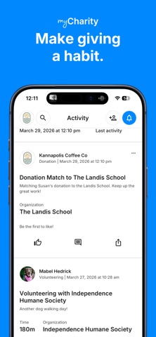 myCharity: Donate & Volunteer screenshot