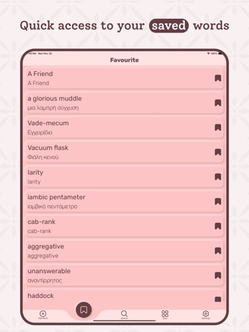 Greek | Greek Dictionary iPad screenshot