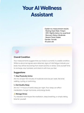 WellPal - Heart Health Monitor iPad screenshot