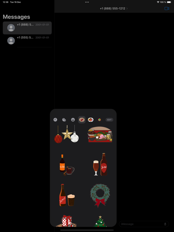 Screenshot #6 pour Christmas stickers!