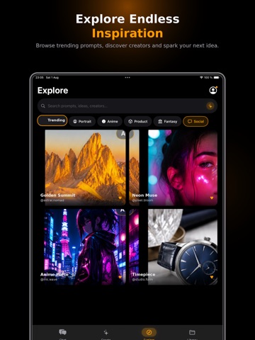 AI ChatBot 5.6 Sol: Aevro Open iPad screenshot