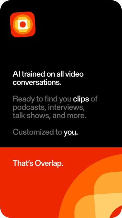 Overlap: Explore Conversations Screenshot