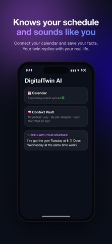 DigitalTwin AI: AI Keyboard iPhone screenshot