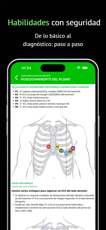 ECG Aprende Interpretación screenshot 3 of 5