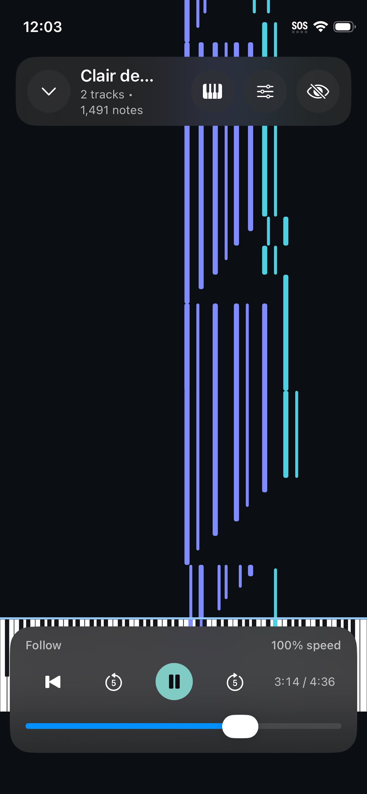 Screenshot 9 of NotePulse: MIDI Visualizer
