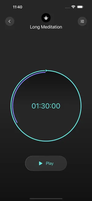 Gong Timer - Mindfulness Space screenshot 1