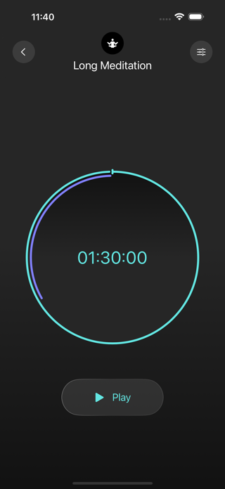 Gong Timer - Mindfulness Space Screenshot 1 of 3