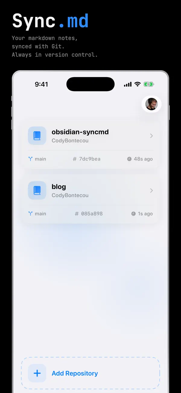 #1. Sync.md (iOS) 게시자: Cody Russell Bontecou